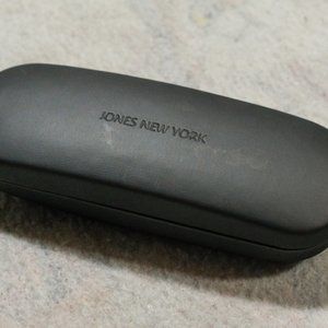 Jones New York Hard Dark Gray Glasses Case